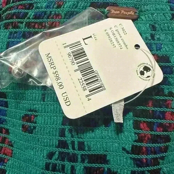 Free People Hilary Printed Top NWT Size L MSRP $98 - Picture 4 of 8